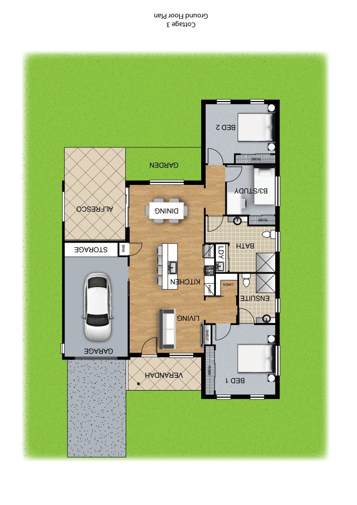 Panel Homes Pre-cast Concrete Design - Cottage Series 3