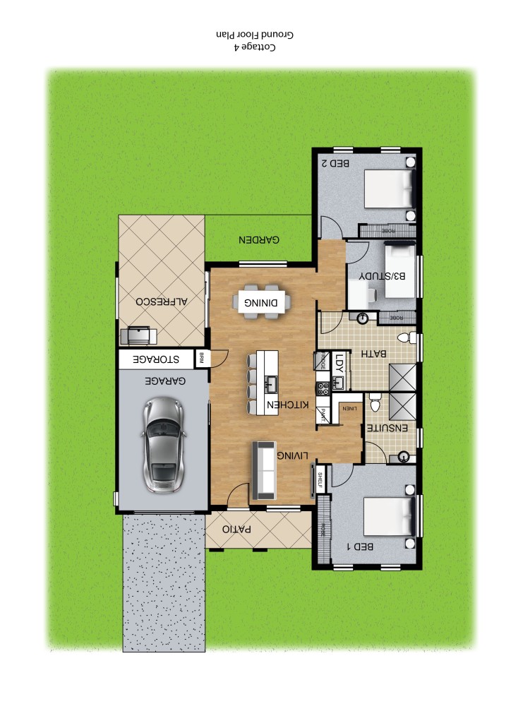 Panel Homes Pre-cast Concrete Design - Cottage Series 4