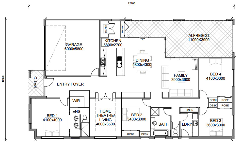 Panel Homes Pre-cast Concrete Design - Indianna